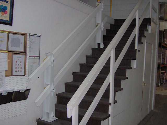 Smart Post Safety Rail On Stairs
